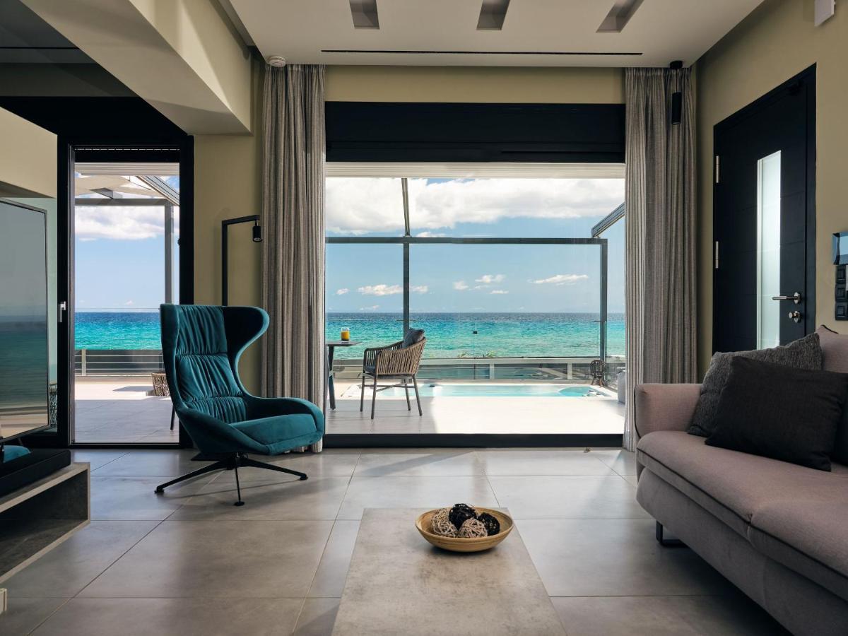 Blue View Villa - Coastal Elegance With Swim Spa, By Zantewize Alykanas  Ngoại thất bức ảnh